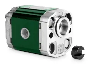 Autentyczny Pompa hydrauliczna zębata XV-1P/9,8 cm3/obrót X1P3632CBBA + sprzęgło szczelinowe